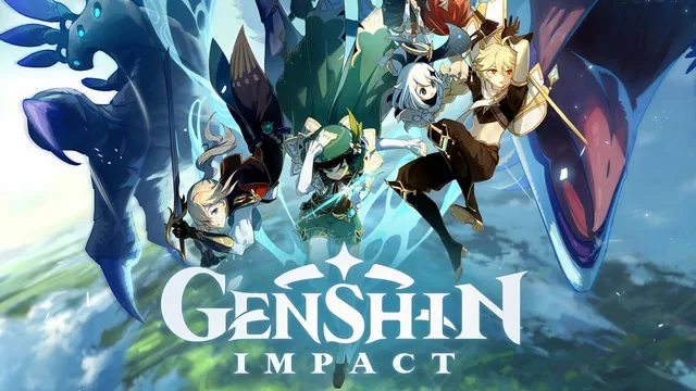 Genshin Impact open-world combat screenshot from IGN